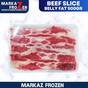 BEEF SLICE BELLY FAT 500GR